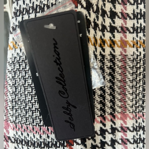 Sebby Collection Jacket- White/Black Multi with Pockets - Size XL - Picture 4 of 6